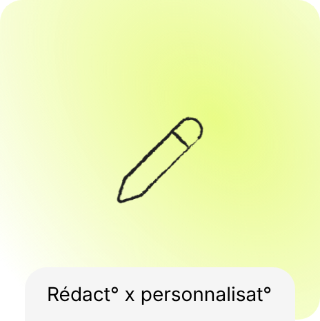 Rédaction x Personnalisation